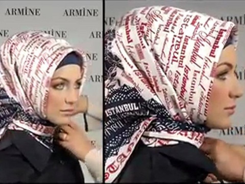 Eşarp Merkezi - Armine Eşarp Bağlama Modelleri - 5