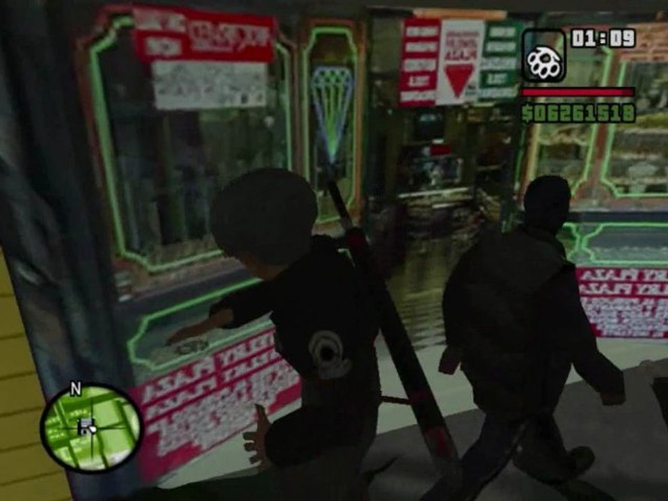 Trunks attaque San Andreas