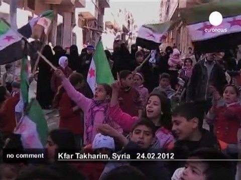 Children protest in Syria - no comment