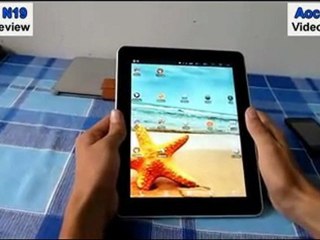 Aocos N19 Android 2.3 9.7 IPS Capacitive HDMI 1080P Bluetooth Phone Call Video Review