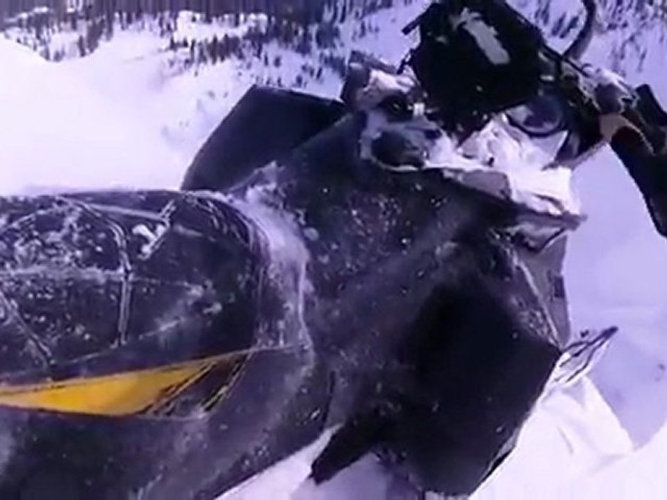frayeur en moto-neige