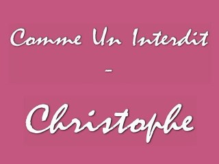 Christophe - Comme Un Interdit - Piano Solo