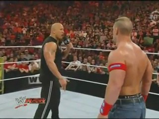 Le plus grand match de toute l'histoire John cena vs The rock à WRESTLEMANIA XXVIII - YouTube