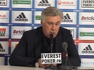Ancelotti content with draw