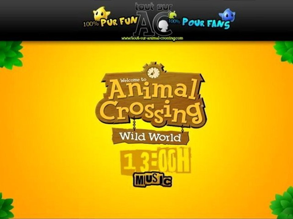 Animal crossing wild world music // l'intégrale