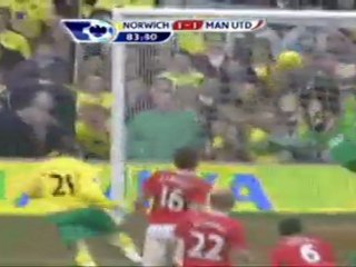 اهداف مباراة مانشستر يونايتد - نورويتش سيتي