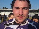 Rugby Fédérale 1 - Matthieu Geantet réagit après USB - Nice