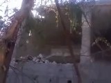 فري برس   حمص الرستن تدمير المنازل من قبل عصابات الأسد 24 2 2012