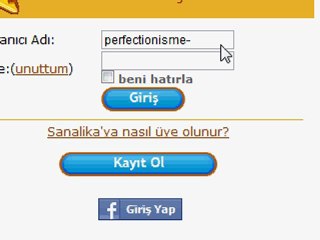 sanalika perfectionisme ' nin hesabı çalındı