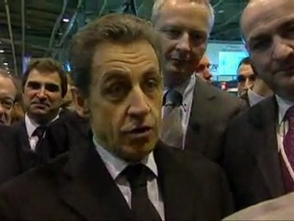Nicolas sarkozy inaugure le salon de l'agriculture