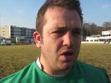 Rugby Fédérale 1 - Vincent Girard apres USB - Nice