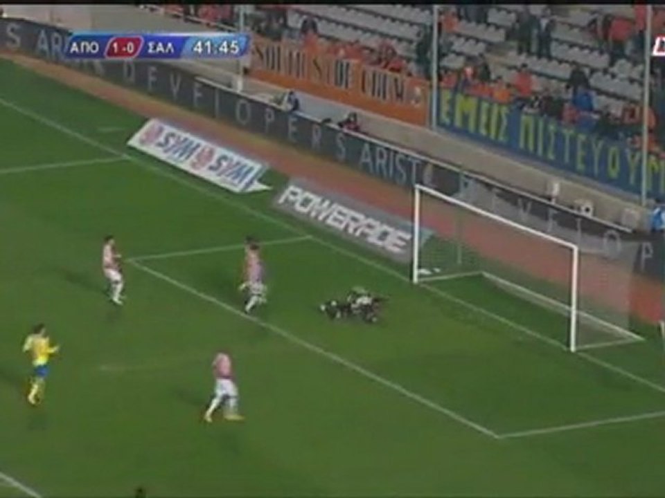 ΑΠΟΕΛ-Νέα Σαλαμίνα 1-0: Γκολ και φάσεις (22η αγ.)