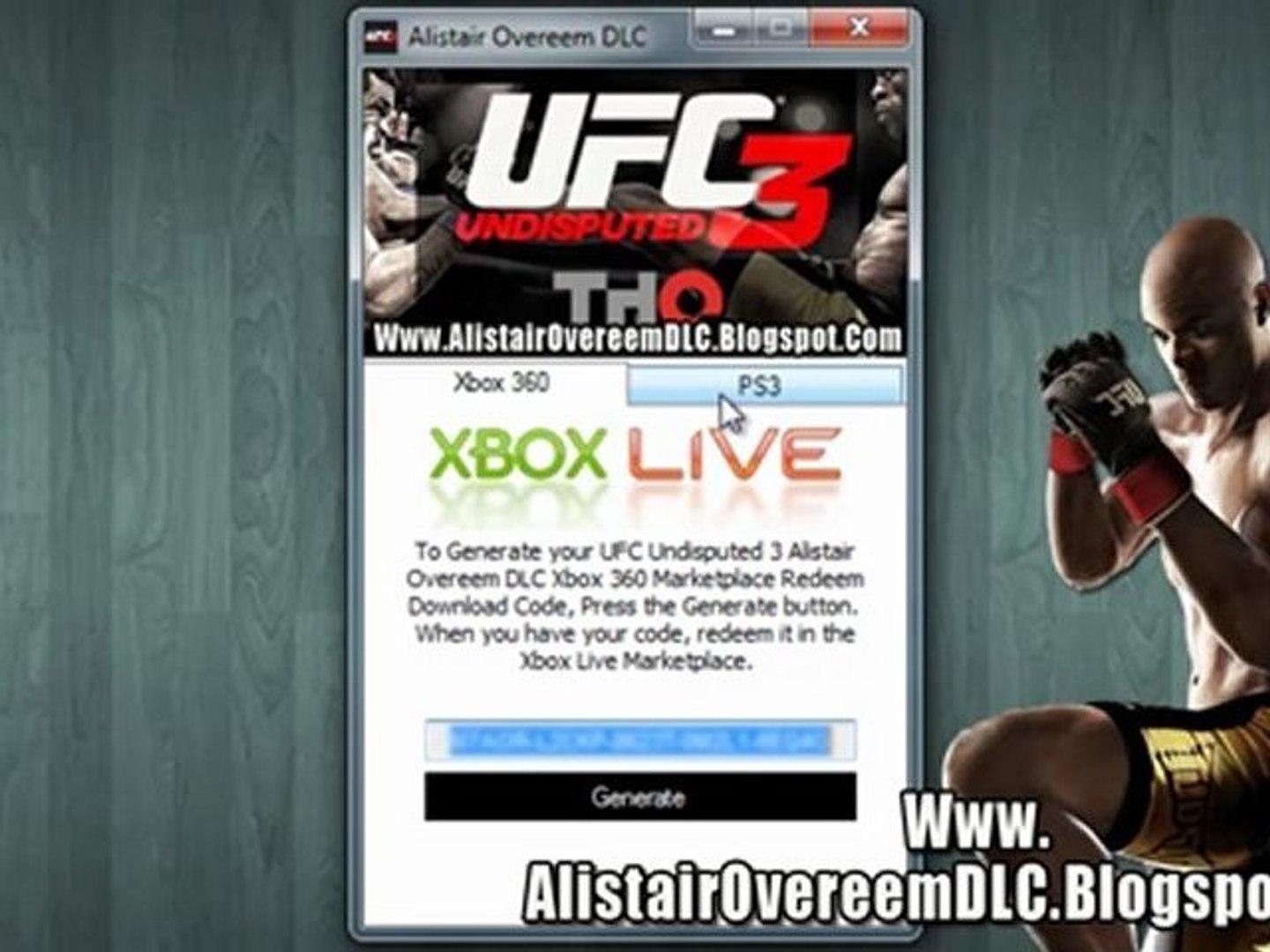 Download UFC Undisputed 3 Alistair Overeem DLC - Xbox 360 / PS3.