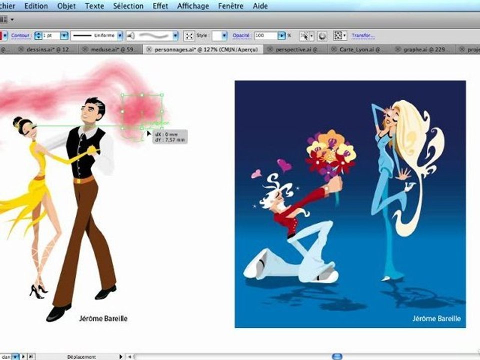 Tutoriel illustrator Vue d'ensemble d'Illustrator CS5