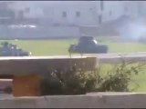 فري برس حماه المحتلة  تواجد الدبابات غربي مدينة حلفايا 26 2 2012