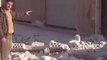 فري برس حماة المحتلة حلفايا  آثار الدمار التي سببه القصف من كتائب الأسد26 2 2012