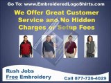 Embroidered logo shirts, polo shirt embroidery, polos