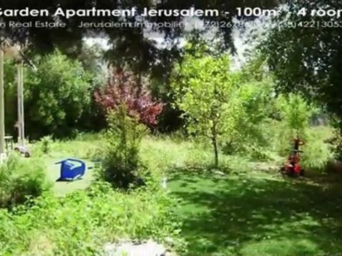 368 Nice renovated garden apartment for sale in Givat Mordeh