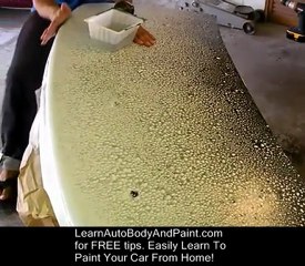 How To Custom Paint Your Project Car - Gecko Skin Design on Trunk