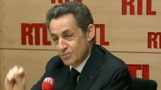Sur RTL, Nicolas Sarkozy salue le succès de 