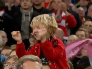 Funny Liverpool Kid pokes himself in the eye but doesnt care