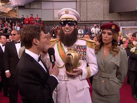 Sacha Baron Cohen vs. Ryan Seacrest (2012 Oscars)