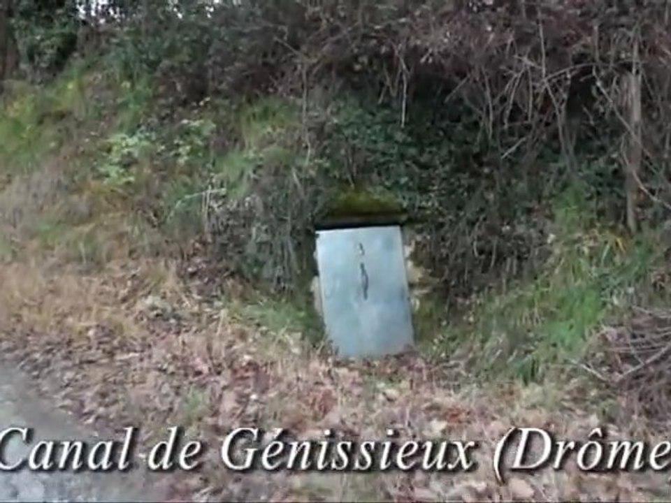Le canal de Génissieux (Drôme)