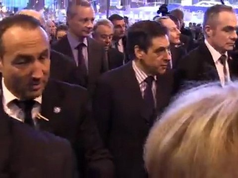 SIA 2012 : François Fillon en visite au salon de l'agriculture