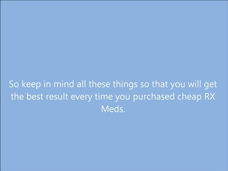 Safe to use Cheap RX Meds