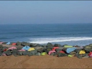 lundi 27 fevrier  surf report vidéo enregistré à 12h00