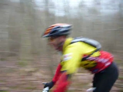 sortie club VTT B.V.A. à pont audemer, fevrier 2012