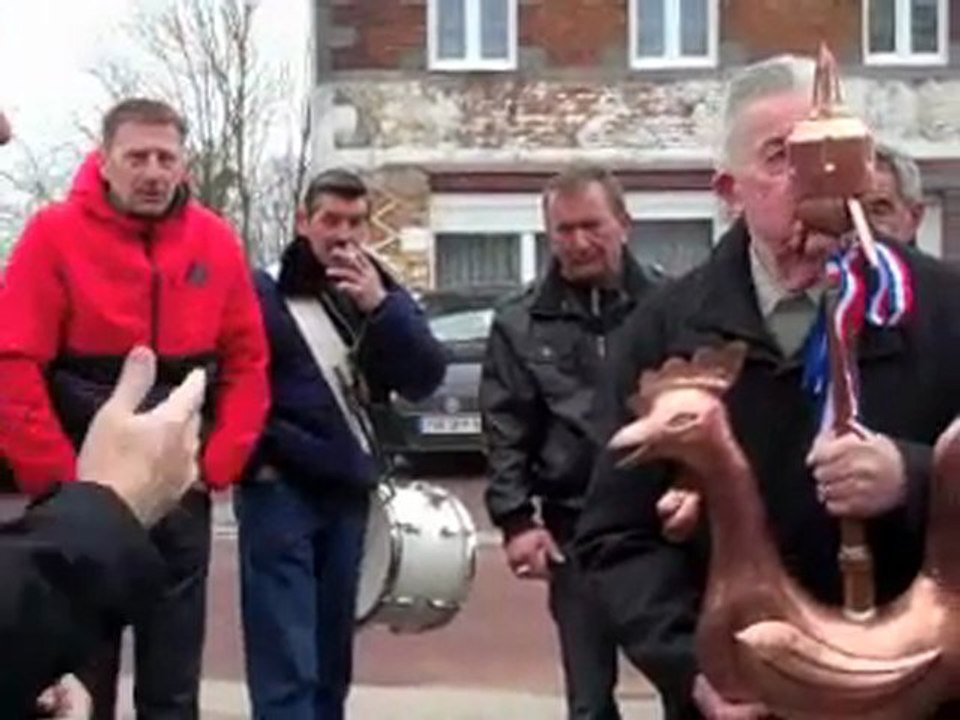 Beugnies pose du nouveau coq le 26 février 2012