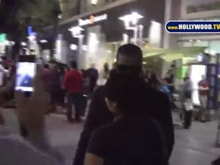 EXCLUSIVE: Kanye West Pleases Fans at AMC Burbank Theater