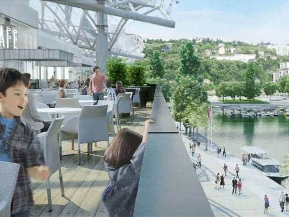 Lyon Confluence : pôle de loisirs et de commerce