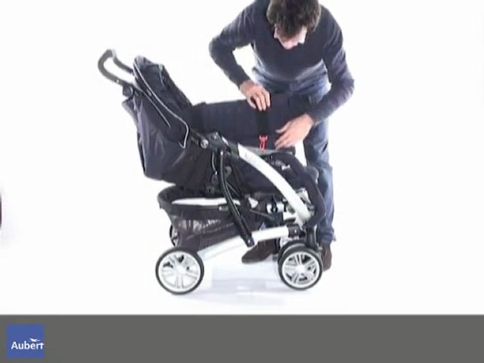 Poussette Quattro de Graco - Fixation de la nacelle