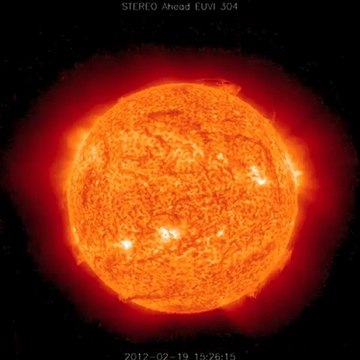 Eruption solaire 23 février 2012