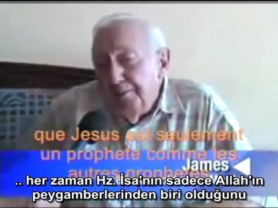 85 years old James has become a Muslim