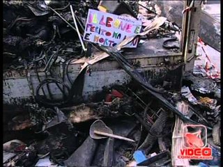 Napoli - Bruciato il furgone della cooperativa sociale Ottavia di Marigliano