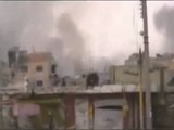 فري برس حمص بابا عمرو سقوط عشر صواريخ متتالية على احد المنازل 26 2 2012