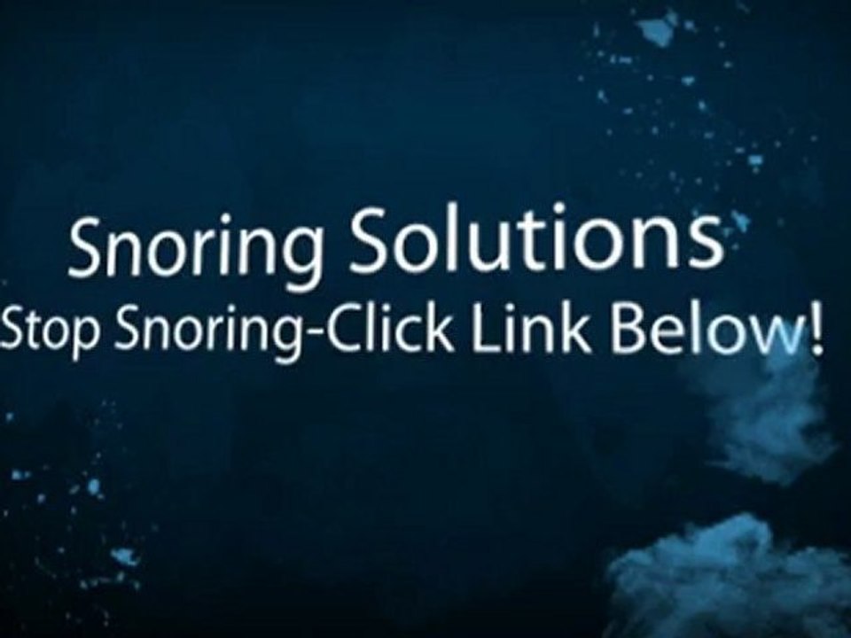 Snoring Solutions