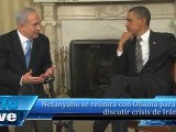 Netanyahu se reúne con Obama para discutir crisis de Irán