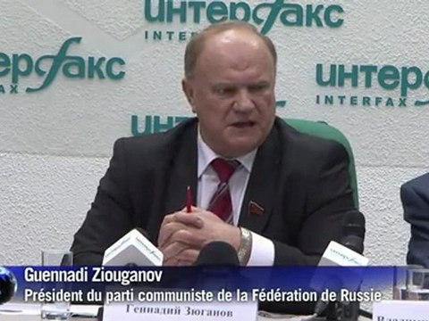 Présidentielle russe : trois candidats réunis contre Poutine