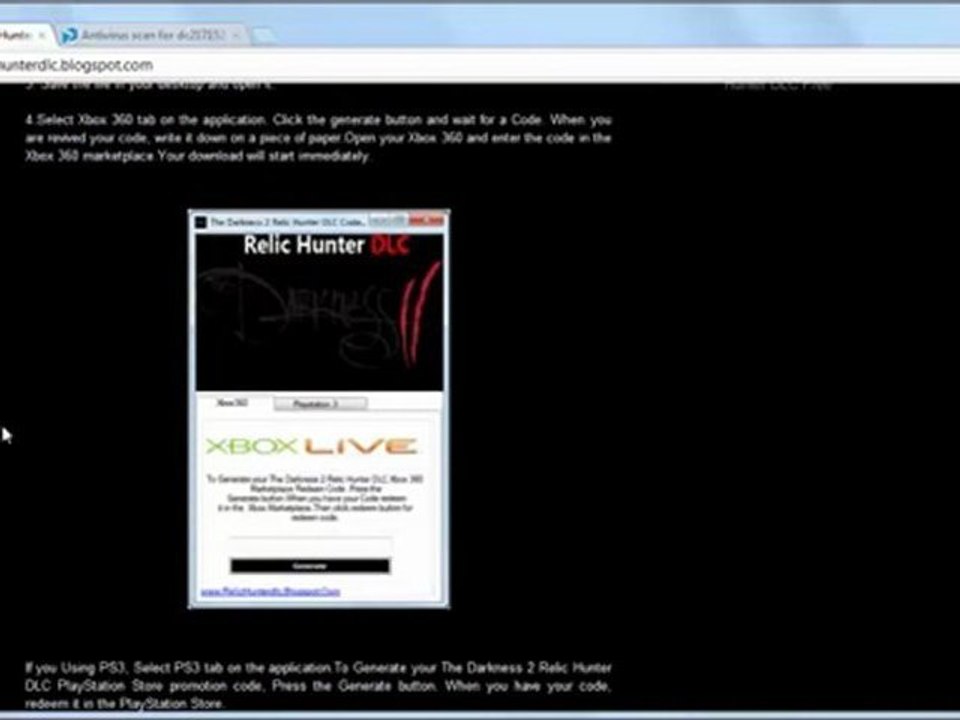 The Darkness 2 Relic Hunter DLC Free Giveaway