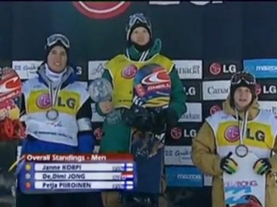 Snowboard - de Jongs erster Weltcupsieg