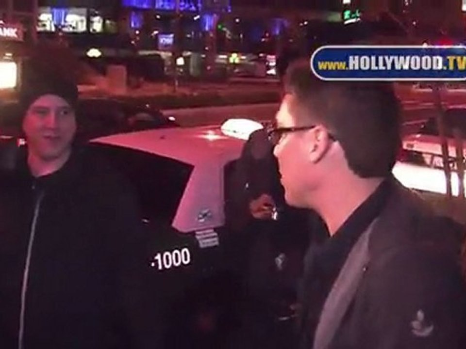 Bryan Singer dines at BOA Steakhouse