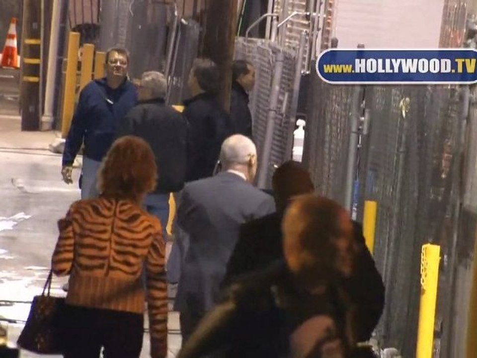 Russell Brand and Jane Fonda spotted leaving Jimmy Kimmel Live!