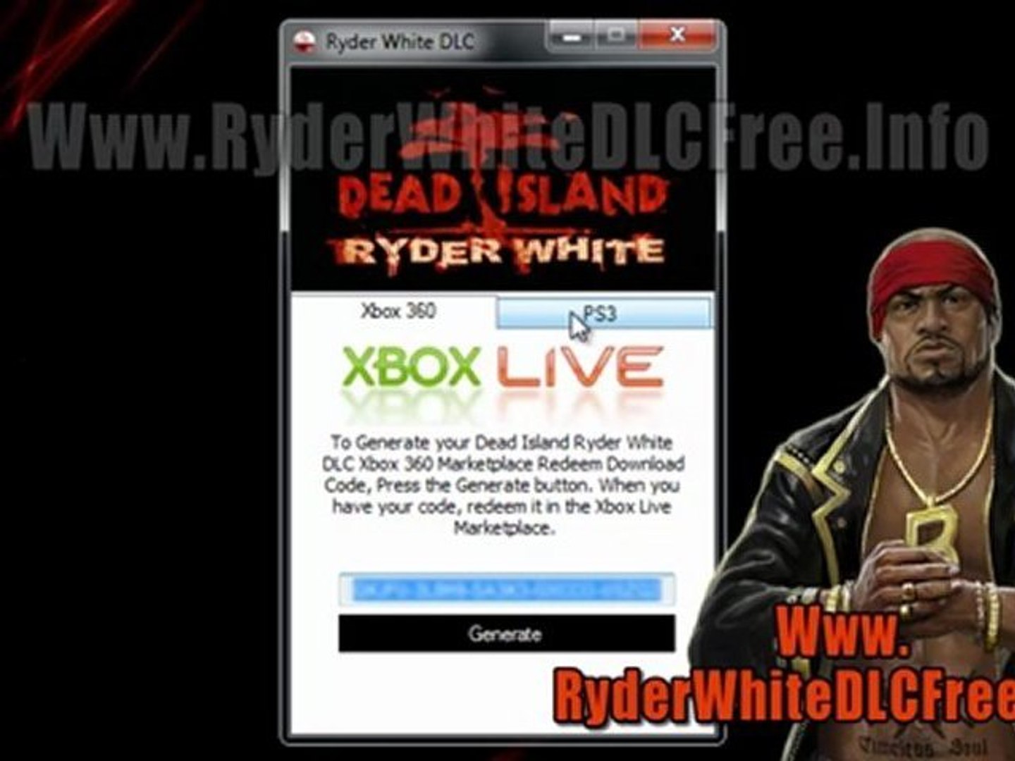 Dead Island Ryder White DLC Code Free Download - Xbox 360 - PS3 - video  Dailymotion