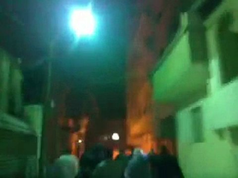 فري برس مظاهرة ابطال زملكا ترفض الدستور و الاستفتاء عليه 26 2 2012 ج2