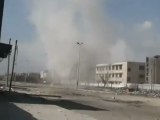 فري برس حمص بابا عمرو قصف مسجد الجوري  بشكل عنيف 27 2 2012