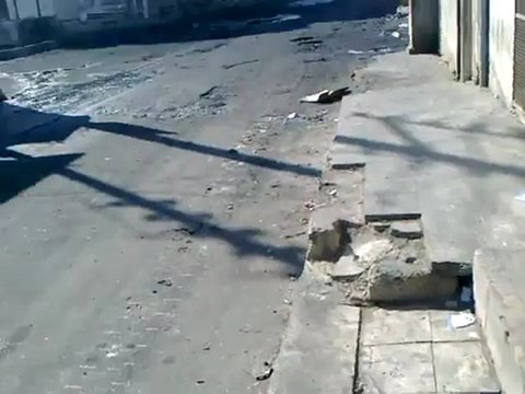 فري برس حلب اثار الهجمة الوحشية على اعزاز 25 2 2012